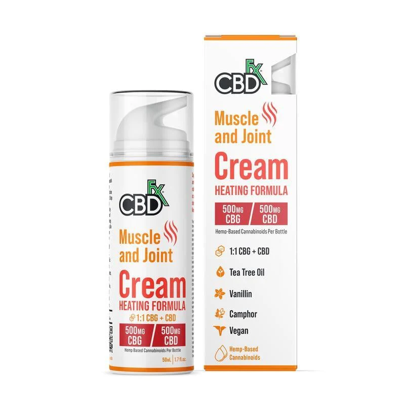 Creme Aquecedor CBD + CBG 1:1 – Uso Tópico