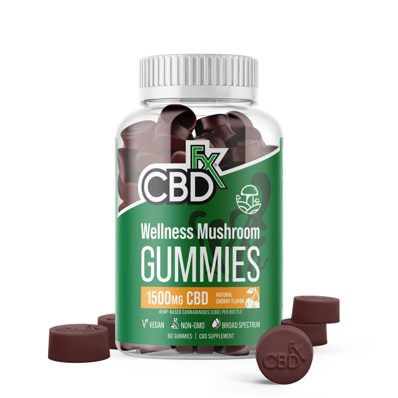 Gomas CBDfx com Cogumelos – Wellness Blend